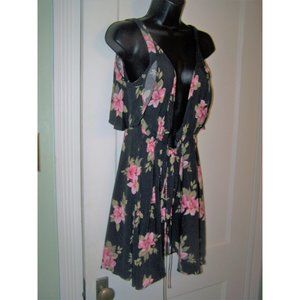 O'Neill Dress Coverup Floral Small Cold Shoulder